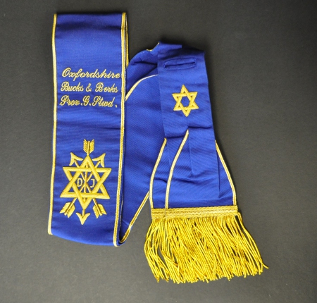 OSM Provincial Sash - Hand Embroidered - Click Image to Close